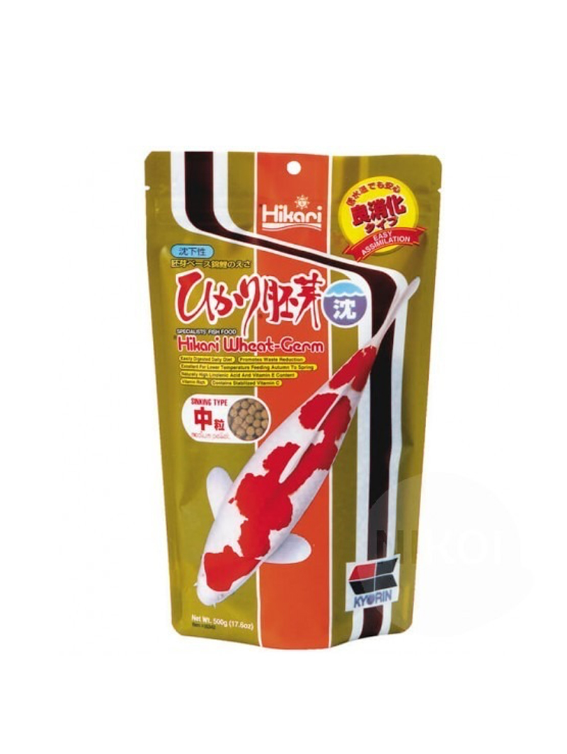 Hikari Koi Wheat Germ Sinking Medium Jesień-Zima 5kg