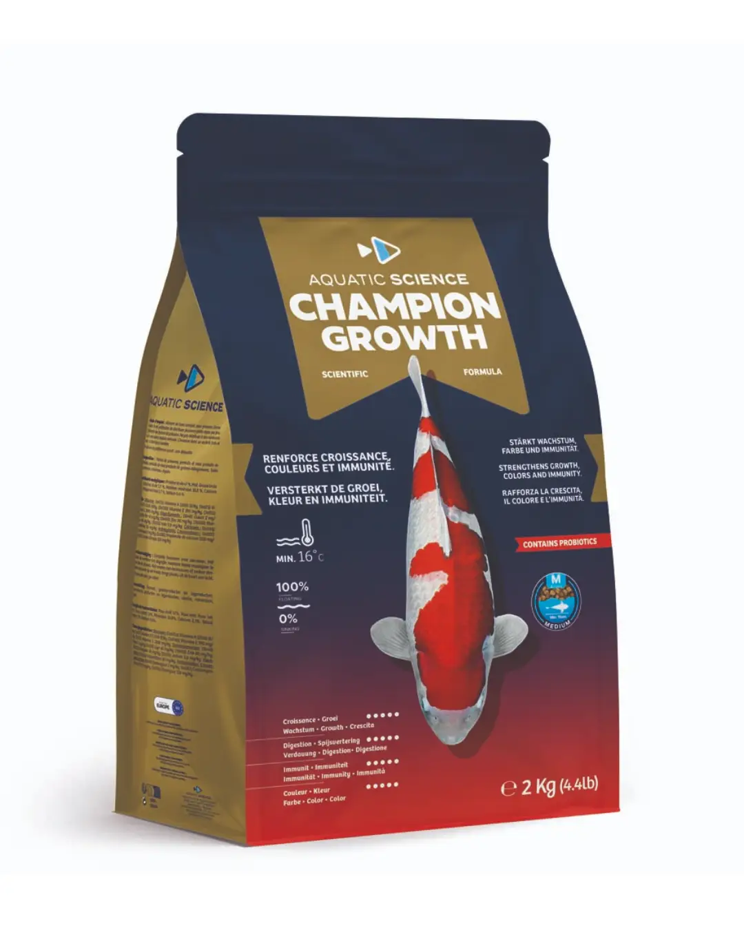 Aquatic Science Champion Growth M 4-5mm 2kg